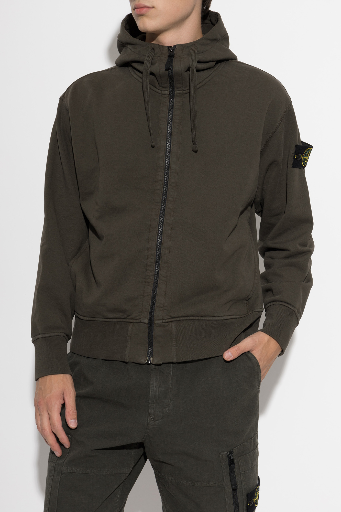 Stone Island Sweatshirt with logo patch | Men's | Vitkac